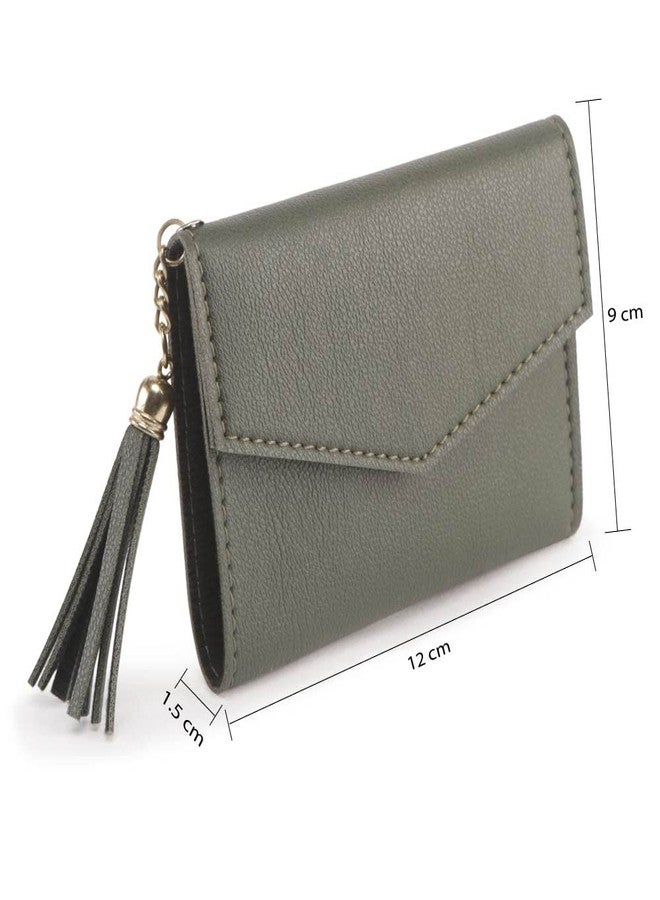 IMARS Stylish Green Clutch for Women & Girls | Vegan Leather Handheld Purse | Elegant Wallet for Daily, Party & Evening Use - Image 4