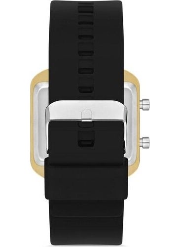 Aqua Di Polo 1987 Aqua di Polo Unisex Black Digital Wristwatch with Silicone Band APWR032902  - Image 2
