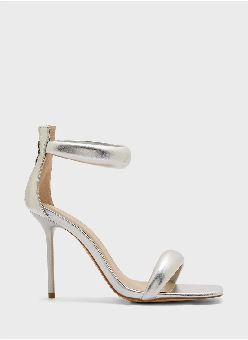 Truffle Padded Straps High Heel Stiletto Sandal