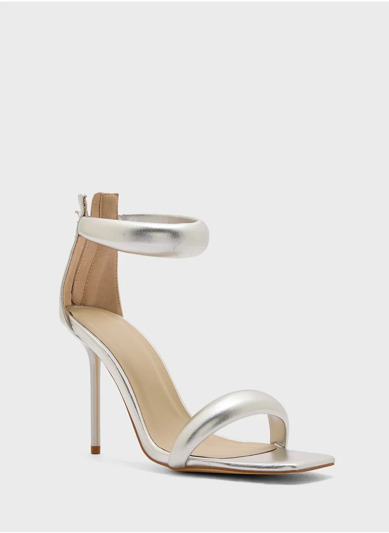 Truffle Padded Straps High Heel Stiletto Sandal