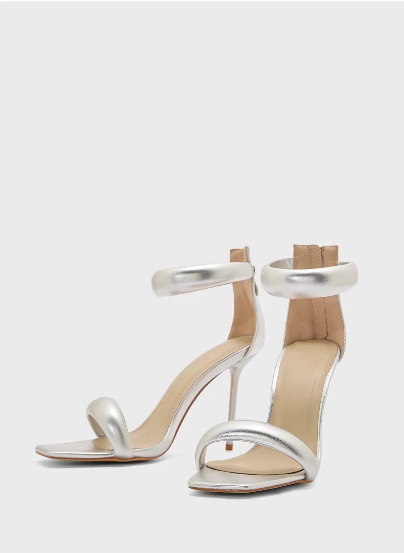Truffle Padded Straps High Heel Stiletto Sandal