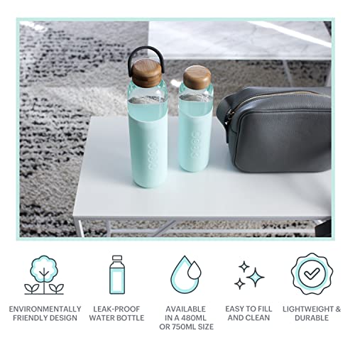 Soma Full Circle V.2 17 oz. Glass Water Bottle - Mint - DTC - Image 3