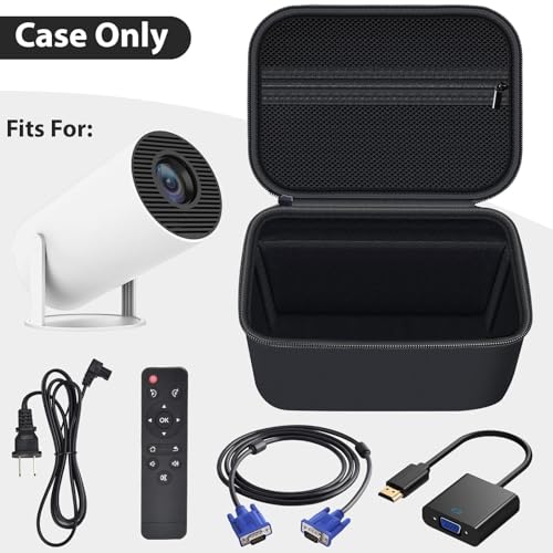 Grapsa Mini Projector Case Compatible with Magcubic for Alwtniet for Limimart for Aubor for HIPPUS Portable Projector 4K 1080P Support, Storage Holder Organizer for accessories -Black - Image 2