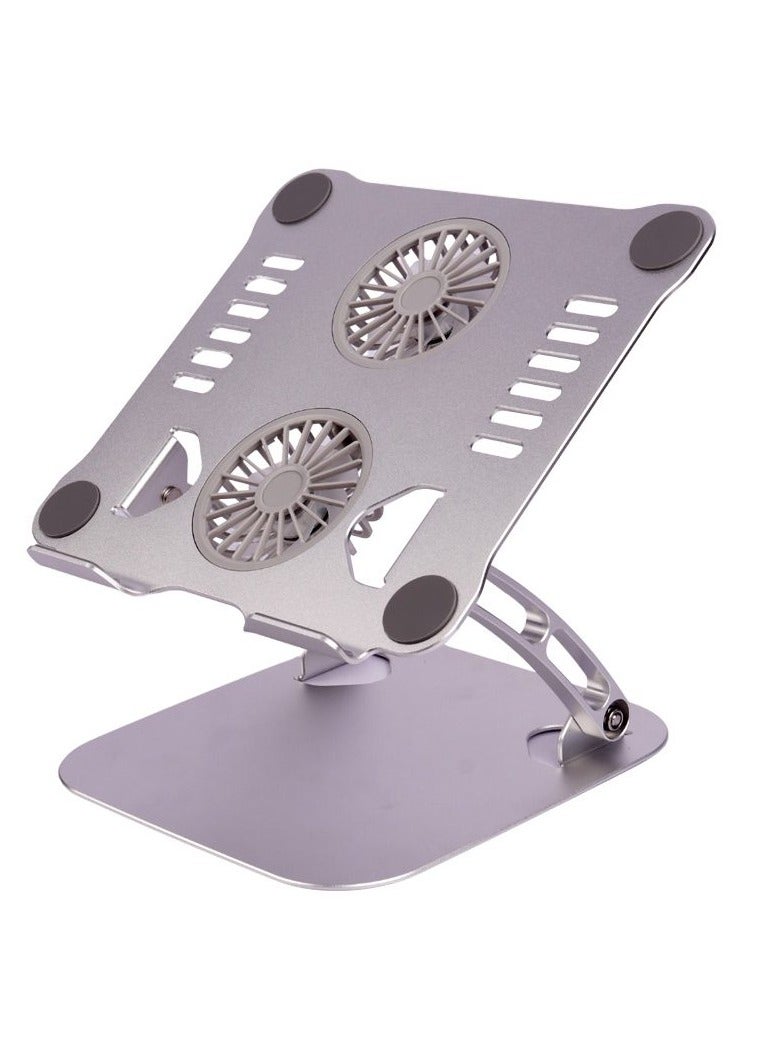 Adjustable Laptop Stand with Comfortable Design and Cooling Fans - Image 1