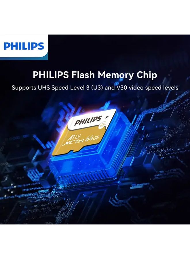 Philips 32GB High Speed SD Card A1 Performance Stable Transmission Memory Card - Image 3