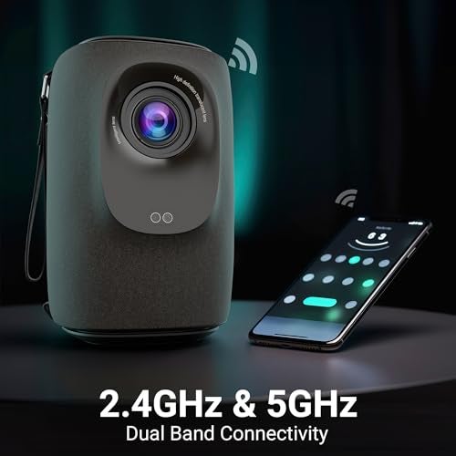 ZEBRONICS PIXAPLAY 24, Smart LED Vertical Projector, 4000 Lumens, 1080p Support, 160" Screen Size, Auto Focus & Keystone, Bluetooth, WiFi, HDMI (ARC), USB, AUX, APP Support, Miracast - Image 3