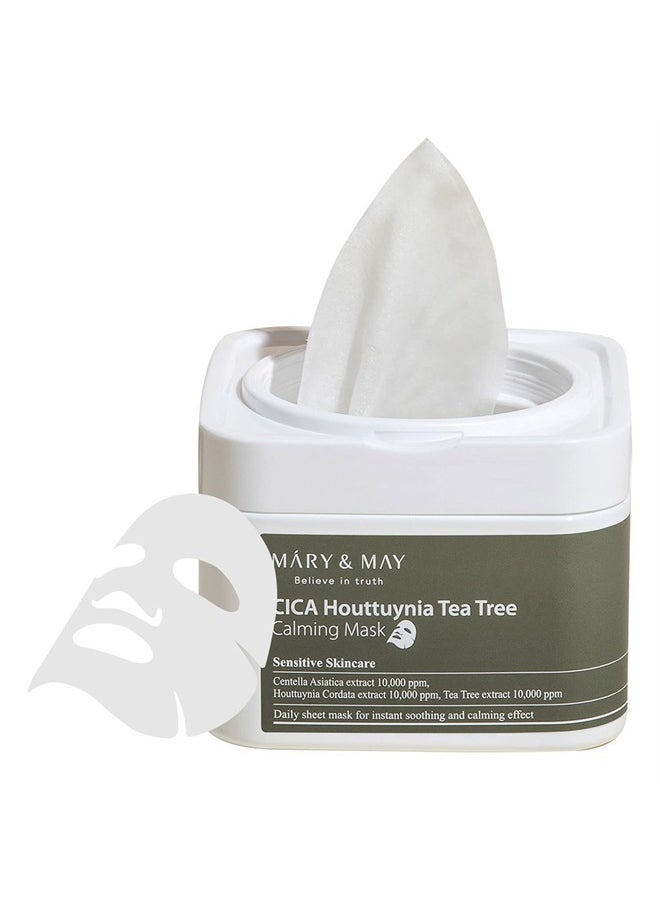 MARY & MAY CICA Houttuynia Tea Tree Calming Mask 400g  - Image 2