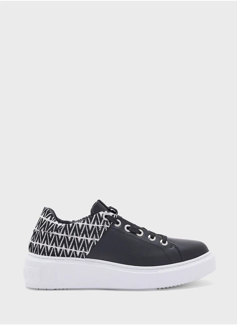 VALENTINO BY MARIO VALENTINO Lace Up Low Top Sneakers