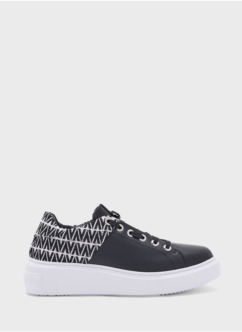 VALENTINO BY MARIO VALENTINO Lace Up Low Top Sneakers  - Image 1