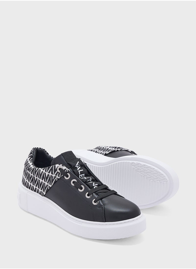 VALENTINO BY MARIO VALENTINO Lace Up Low Top Sneakers  - Image 3