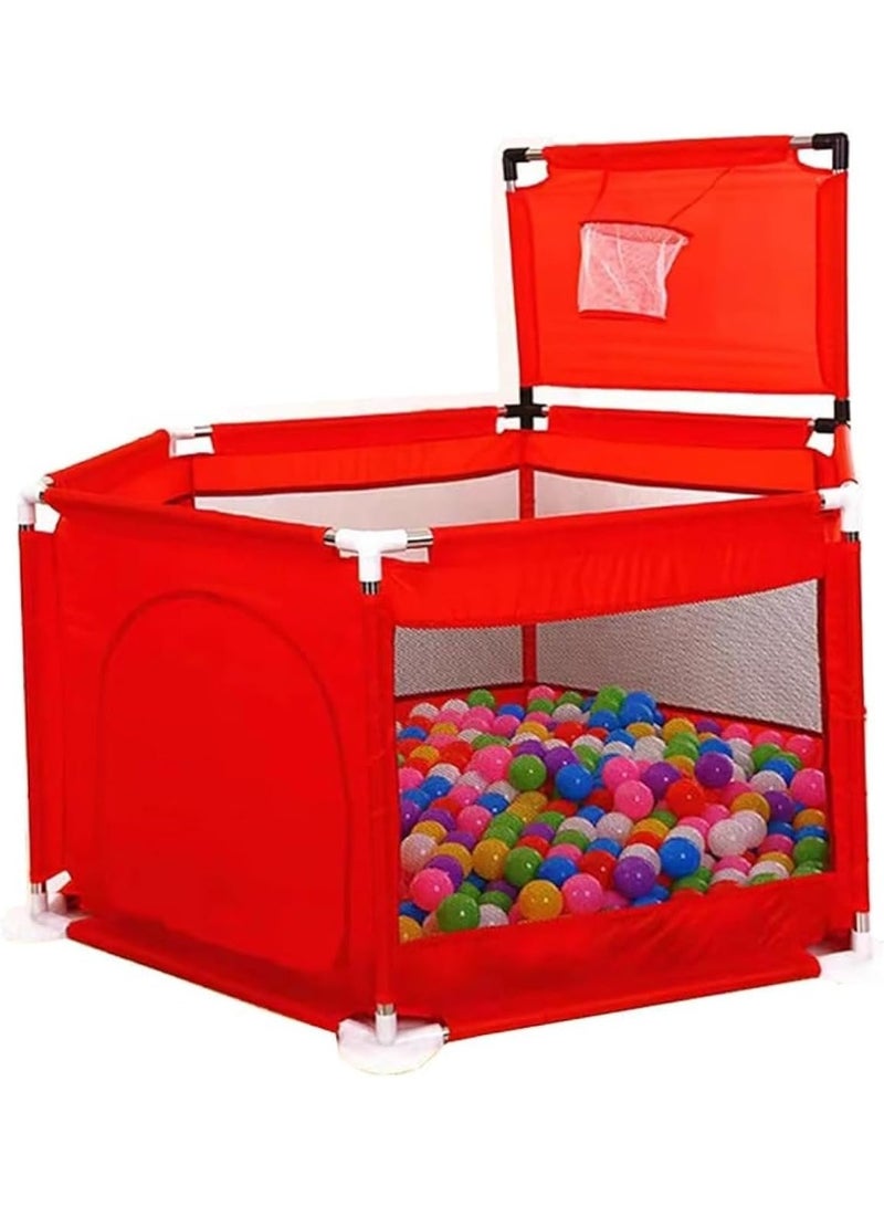 Baby Playpen with basket for Babies and Toddlers Baby Fence Baby Play Yards for Indoor and outdoor - Image 4