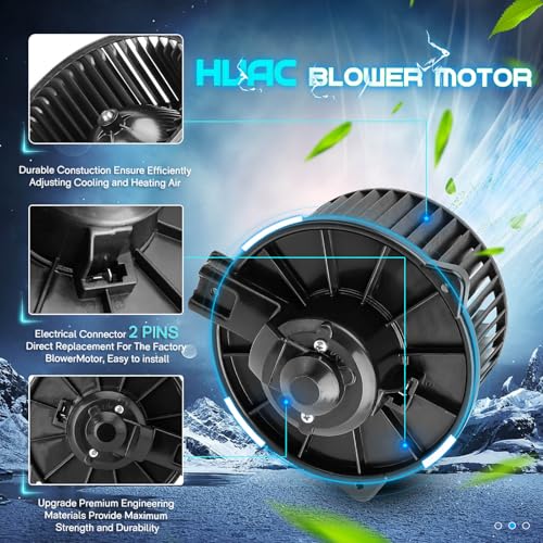 ILONPA مروحة محرك مروحة سخان تكييف الهواء تناسب 1998 1999 2000 2001 2002 تويوتا كورولا، بديل 8710302021 700056 TO3126105 87103-02021 615-58435 3010097 - Image 3