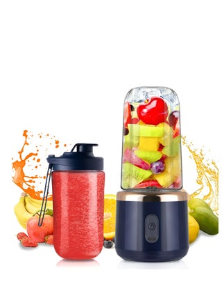 Portable Blender, Personal Mini Blender for Shakes and Smoothies, BPA-Free 400ml Portable Blenders with 6 Blades and Type-C Rechargeable - pzsku/Z35AC5B9420EF52E99CE7Z/45/_/1699853605/cce2a6bf-94ce-4e0f-9ca9-324ab69e4914