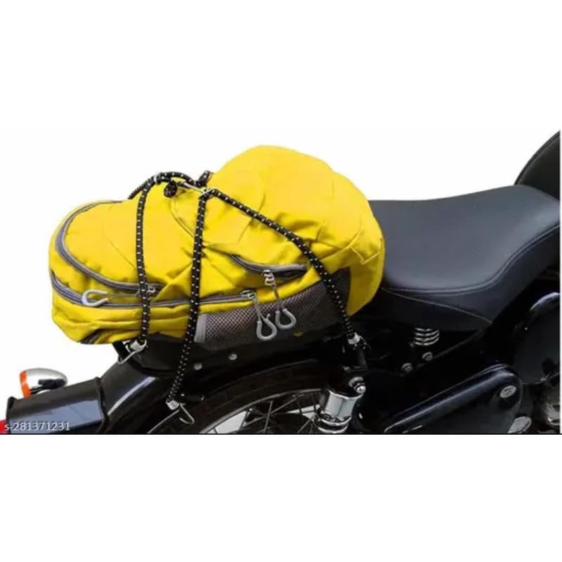 COPY LINE 15 FT Cloths Drying Ropes Black Colour Bungee Cord Ropes with HOOKESPack 1 - Image 5