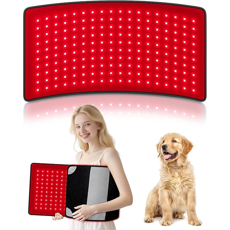 Red Light Therapy for Body, 80 x 29 cm, 360 LEDs 660nm and 850nm Infrared Light Therapy for Body, Back, Waist, Shoulder, Knee - Image 1