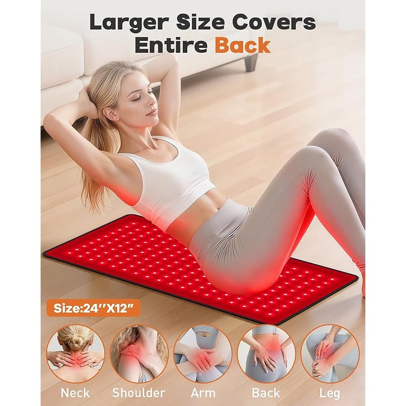 Red Light Therapy for Body, 80 x 29 cm, 360 LEDs 660nm and 850nm Infrared Light Therapy for Body, Back, Waist, Shoulder, Knee - Image 3