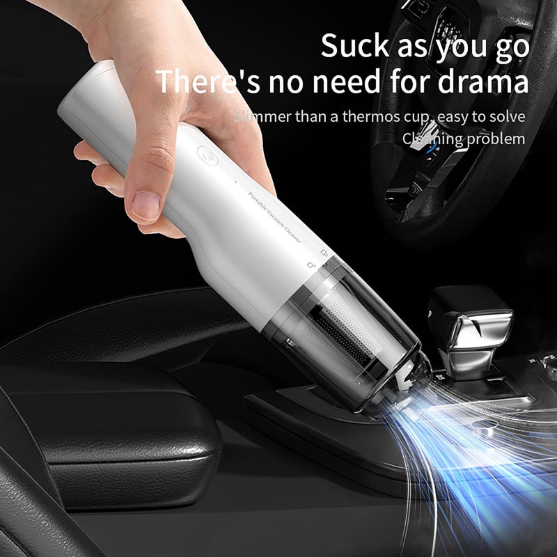 OOYY Car Vacuum Cleaner, 2-in-1 Vacuum Cleaner, Portable mini Cordless Vacuum Cleaner with Blowing and Inflating Functions, Suitable for Home and car use. - Image 4