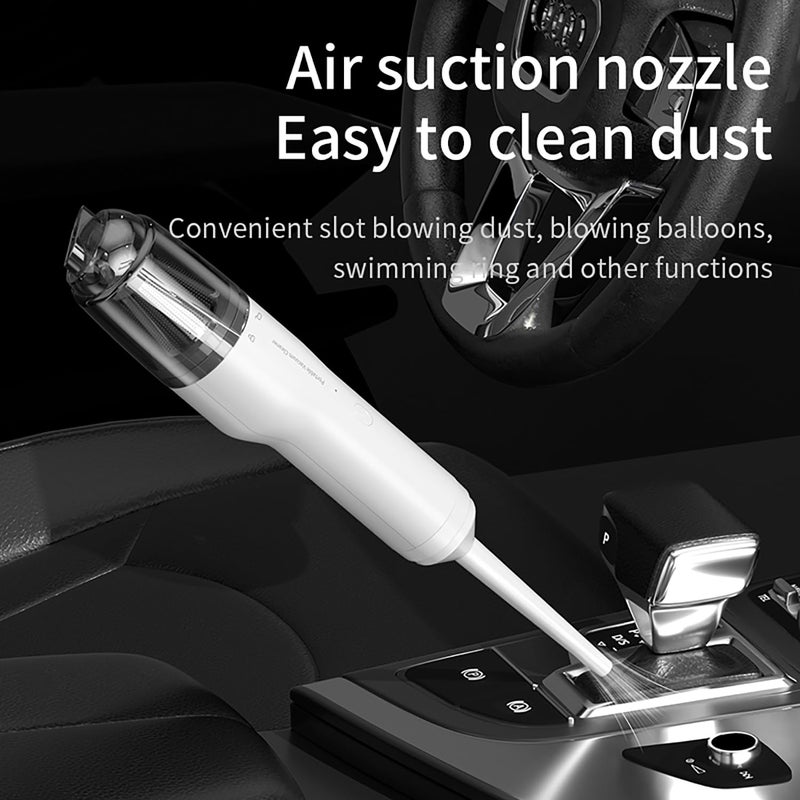 OOYY Car Vacuum Cleaner, 2-in-1 Vacuum Cleaner, Portable mini Cordless Vacuum Cleaner with Blowing and Inflating Functions, Suitable for Home and car use. - Image 2