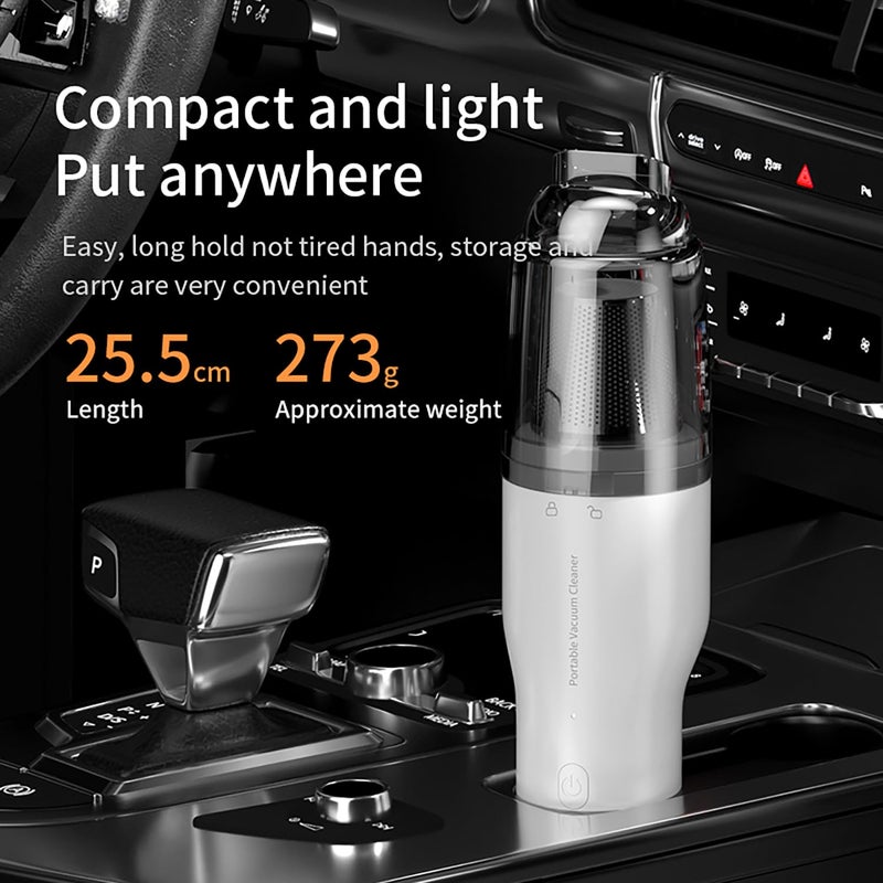 OOYY Car Vacuum Cleaner, 2-in-1 Vacuum Cleaner, Portable mini Cordless Vacuum Cleaner with Blowing and Inflating Functions, Suitable for Home and car use. - Image 5