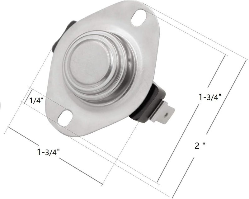 BoyoTec Wood Stove Thermostat Switch, Fireplace Blower Fan Thermal Switch, Snap Disc Temp Control (100°F ON and 85°F Off), Snap Disc Thermostat Switch - Image 5