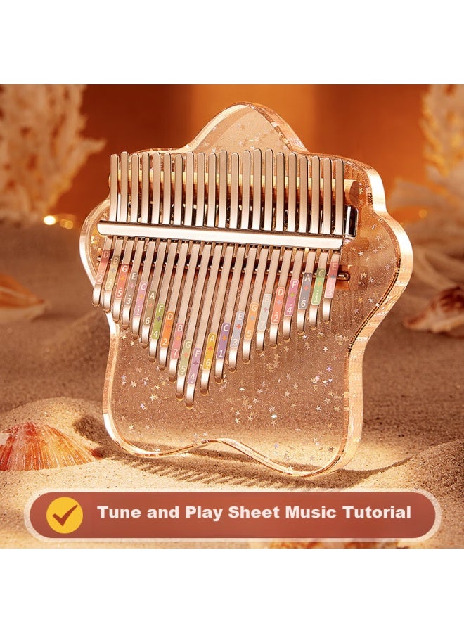 Cega Kalimba 21-key Crystal Clear Finger Piano, Beginner's Musical Instrument, Children's Toy, Birthday Gift - Image 1