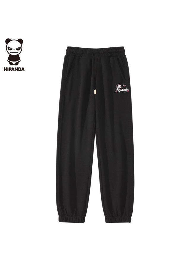 Hipanda Women's Casual Pants  Autumn Loose Fit High Waist Slim Jogger Sweatpants Black M - Image 4