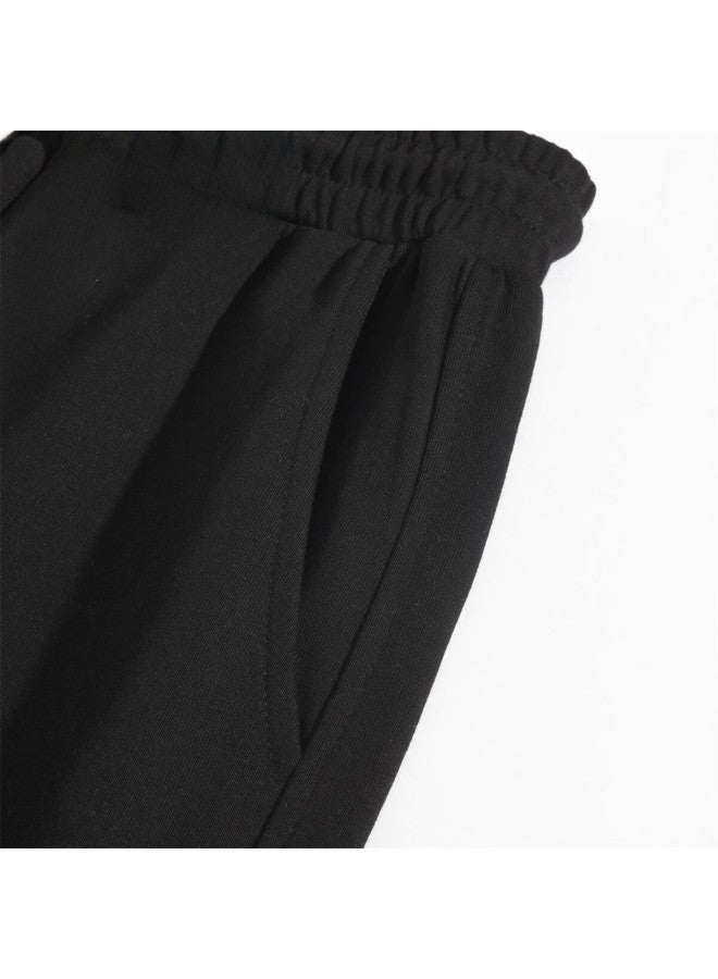 Hipanda Women's Casual Pants  Autumn Loose Fit High Waist Slim Jogger Sweatpants Black M - Image 2