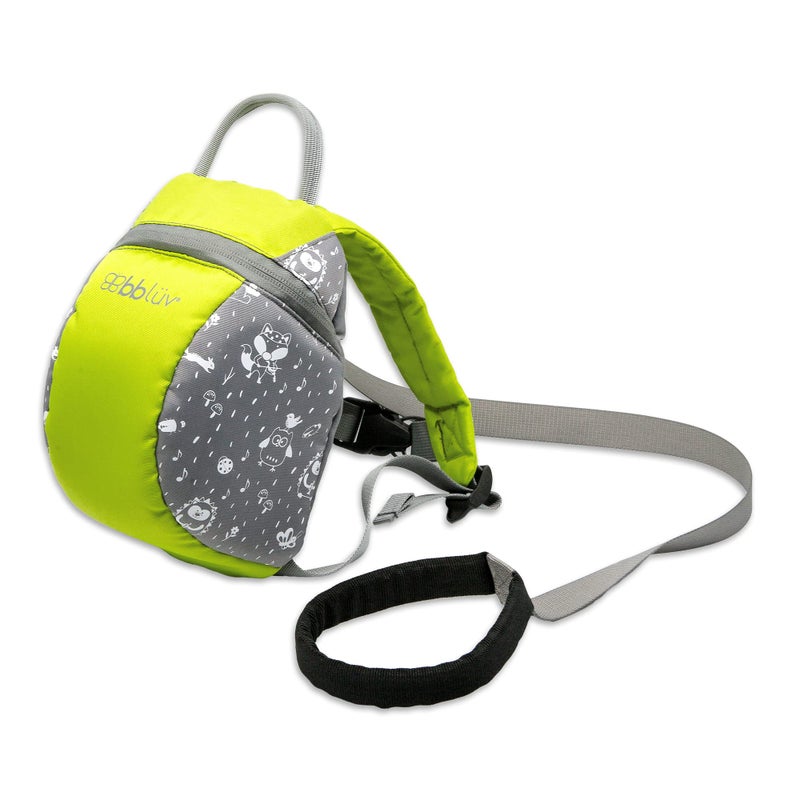 bblÃ¼v bblüv - Päk - Toddler Backpack with Adjustable Safety Reins and Harness Green B0148-L - Image 1