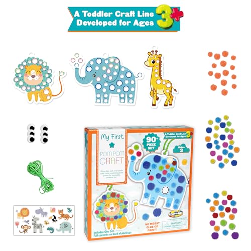 Creative Kids My First Pom Pom Craft Kit for Kids Ages 3+ - Image 3