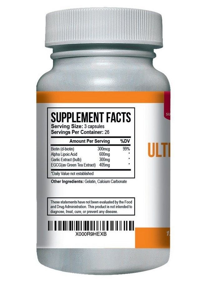 green organics - Ultimate Pagg Stack™ 4 Hour Body By Tim Ferriss Policosanol Alpha Lipoic Acid Green Tea Flavonols Garlic Extract - Image 1