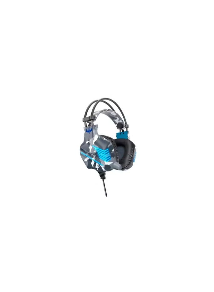 CATANES Stereo Gaming Headset GP10M Wired with Built-in Microphone and 3.5mm Jack for Mobile, PS4, and Multi-Platform Gaming - Camouflage - Image 1