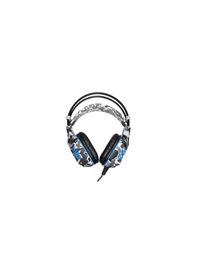 CATANES Stereo Gaming Headset GP10M Wired with Built-in Microphone and 3.5mm Jack for Mobile, PS4, and Multi-Platform Gaming - Camouflage - Image 2