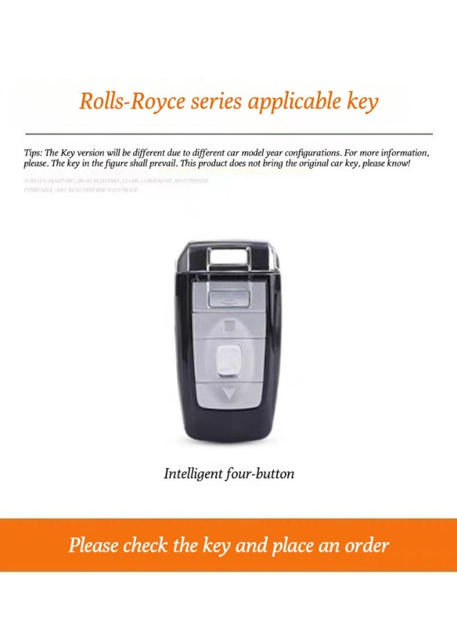 rolls Suitable for Rolls-Royce key cases for Cullinan, Phantom, Ghost, Manta Ray car key covers and buckles, factory products - Image 3