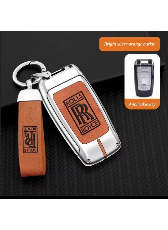 rolls Suitable for Rolls-Royce key cases for Cullinan, Phantom, Ghost, Manta Ray car key covers and buckles, factory products - Image 1