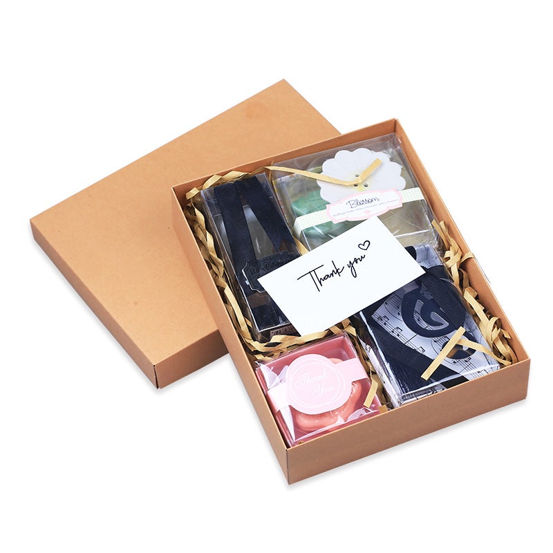Simple White Thank You Mini Thank You Card Ins Hand Gift Box With Message Blessing Card - Image 5