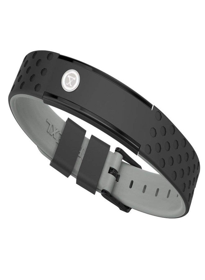 PROEXL® 9K Sports Golfers Magnetic Bracelet, Swim, Shower, Surf, Wear it Everyday (Black-Gray) - Image 1