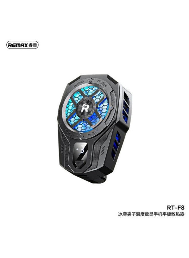 ريماكس مبرد موبايل ريماكس آيس كول RGB بشاشة حرارة – RT-F8 - Image 1
