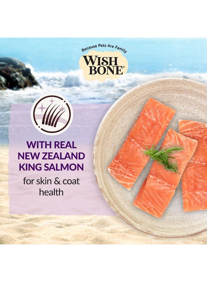 Wishbone Ocean New Zealand King Salmon, Gluten Free, Premium Salmon Recipe Cat Food for Overall Pet Health - 4 lb - Image 2