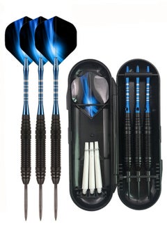 Generic 3Pcs/Set Professional Aluminium Alloy Plastic Darts Shaft Tip Flights 23g with Box 14.5*4.8*2cm  - Image 1