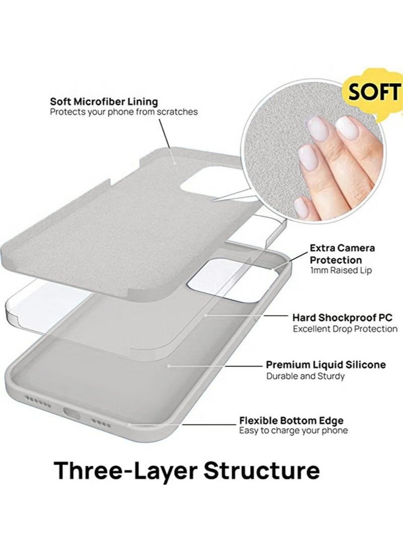 X-level iPhone 15 Pro Max Mobile Case Cover with Soft Liquid Silicone Protection Anti-Scratch Shockproof Accessories Slim Protective Back Cover with Comfortable Hold Touch Feeling and Anti-fingerprint  - Image 3
