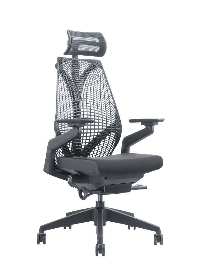 Premium Ergonomic Office Chair with TPEE Back, 4D Armrests & Adjustable Headrest – BIFMA Grade 4 Certified - Image 1