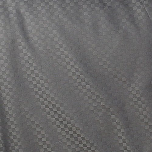 Spread Spain Cotton Oxford 400 Thread Count Geometric Pattern Single Bed Size Zipper Duvet/Quilt Cover Soft and Comfy Duvet Cover (60" x 90" inch Grey) - Image 3
