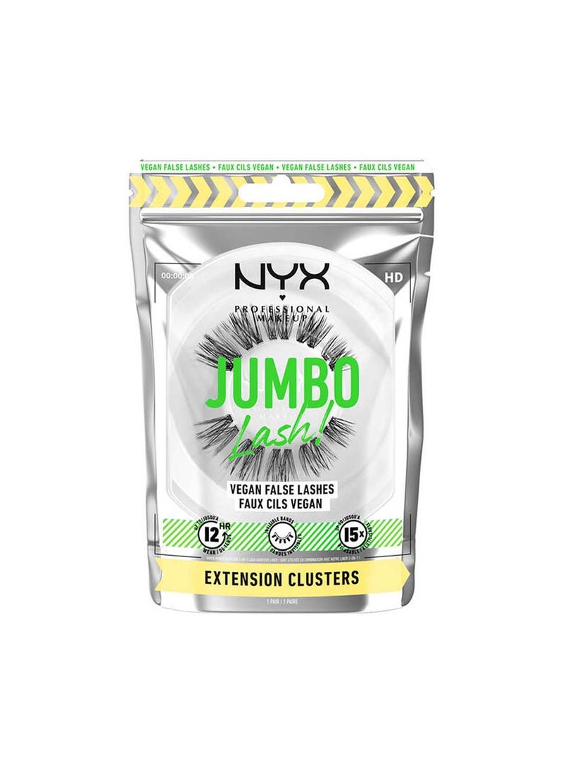 NYX PROFESSIONAL MAKEUP JUMBO, VEGAN REUSE FALSE LASH,  EXTENSION-CLUSTERS  - Image 3