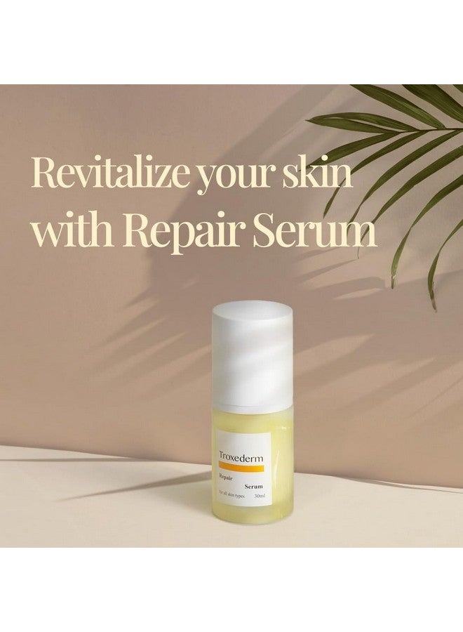 Troxederm Repair Serum Premium Facial Serum For Repairing Hydrating With Niacinamide Troxerutin Centella Asiatica For All Skin Types 1.01 Fl.Oz - Image 5