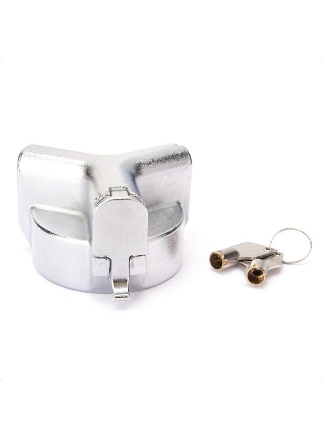 Flow Security Systems VersaLock | Vented Locking Fuel Tank Cap | For Transfer Tanks & Above Ground Commercial Tanks | Prevents Theft & Secures Fuel Tanks | No Adapter Included | FSS 754 - Image 1