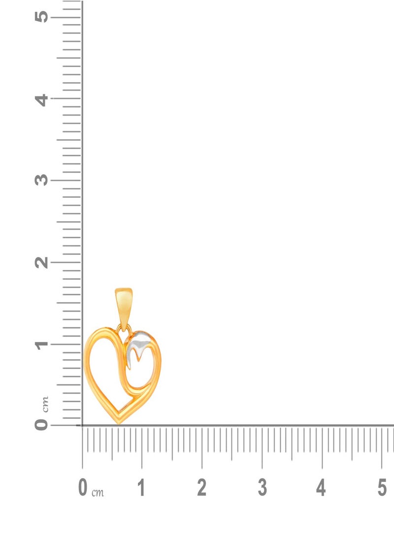 Malabar Gold and Diamonds 22 Karat 916 Purity Gold Pendant LAPN018T - Image 5