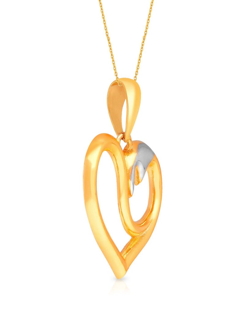 Malabar Gold and Diamonds 22 Karat 916 Purity Gold Pendant LAPN018T - Image 2