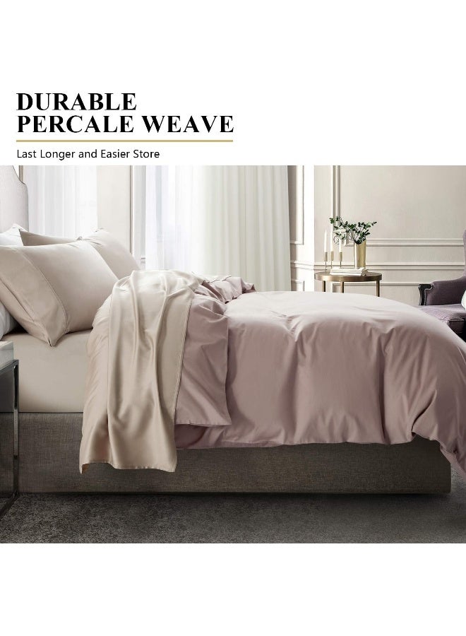 Ibama Bed Sheets Set 3 Pieces With Bamboo Fibers Including Pillowcases For Dorm Room Including 1 X Fitted Sheet 1 X Pillowcase 1 X Flat Sheet Breathable And Machine Washable Twin Size - Image 2
