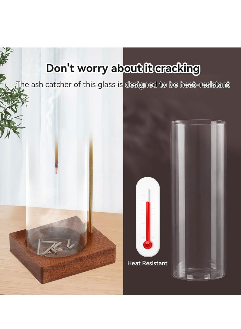 Oasisgalore 1 Pack Incense Holder for Sticks, Insence-Stick Holder Ash Catcher with Removable Glass for Meditation Yoga Relaxation.  - Image 4