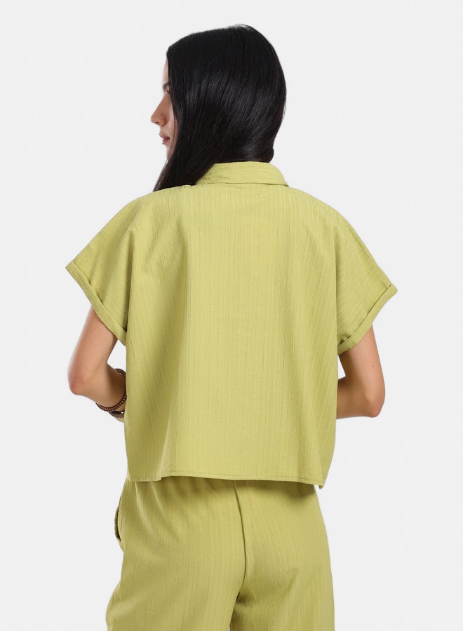 Carina Textured Pattern Lounge Shirt - Image 3
